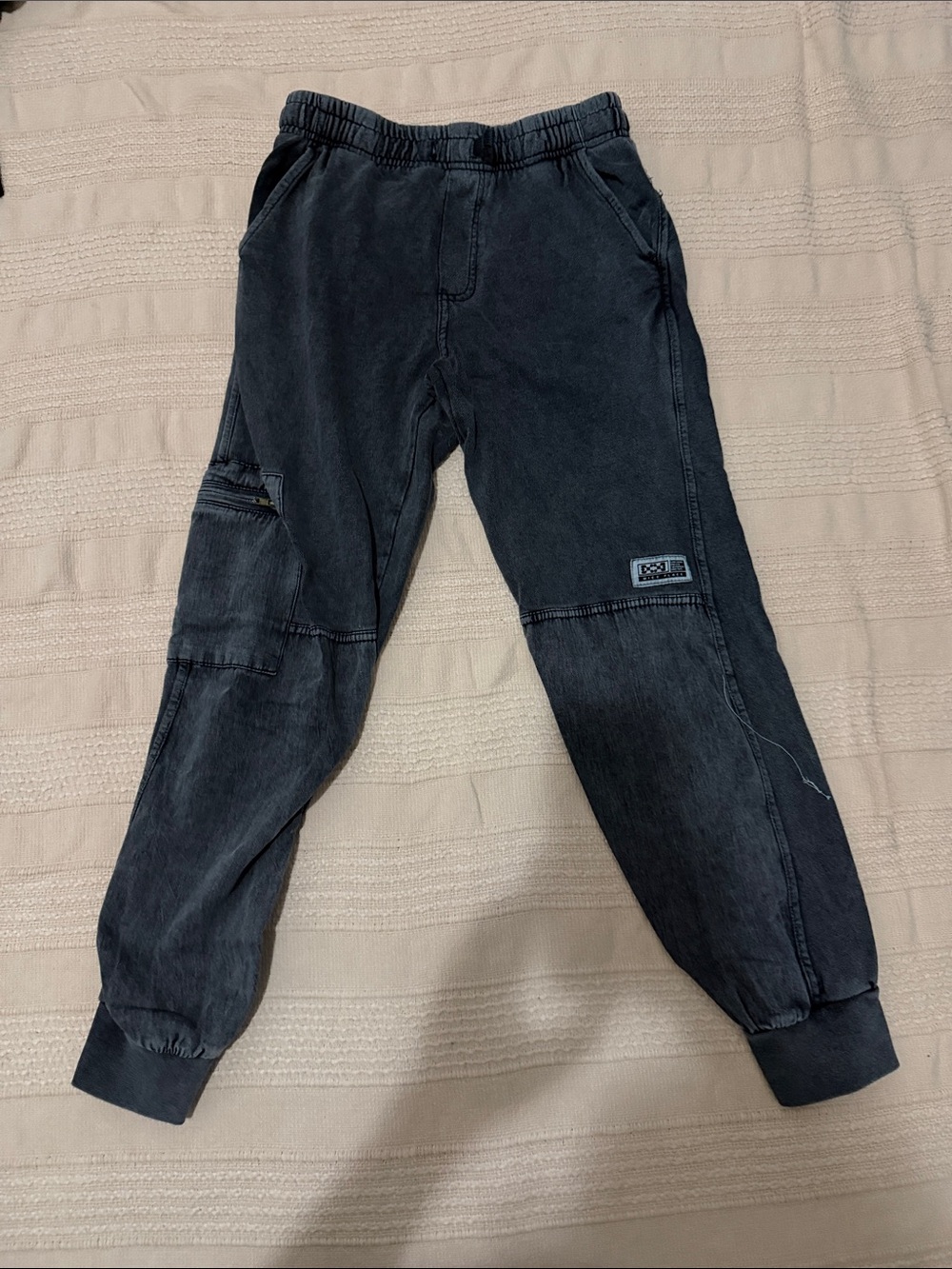 Zara Black Kids Cargo Jogger Pants
